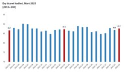 TÜİK: Dış ticaret haddi martta arttı