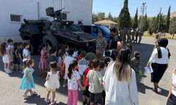 Anaokulu Öğrencilerinden Jandarmaya Kuruluş Yılı Ziyareti