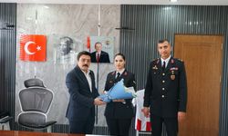 Jandarma Teşkilatından Kaymakam Yılmaz’a Anlamlı Ziyaret