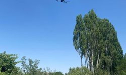 Ankara'da jandarmadan dron destekli yangın devriyesi