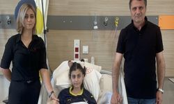 Kendisine çarpan otomobilin altından çıkarılıp 'entübe' edilen liseli Sena, sağlığına kavuşuyor