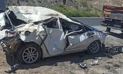 Otomobil takla attı: 1 ölü, 1 ağır yaralı