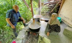 Asırlık dut pekmezi geleneği yaşatılıyor