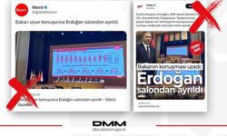 Cumhurbaşkanı Erdoğan'ın toplantıyı erken terk etmesiyle ilgili iddialara DMM'den açıklama