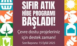 Sıfır atık hibe programı için başvurular başladı!