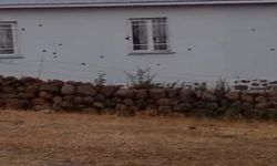 Köy evleri uzun namlulu silahlarla tarandı