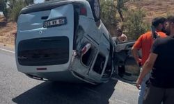 Sürücü emniyet kemeri sayesinde kurtuldu