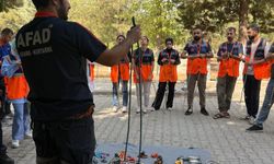AFAD gönüllülerine saha eğitimi verildi