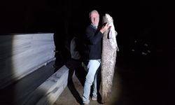 Oltasına 40 kiloluk yayın balığı takıldı