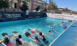Sason’da Yüzme Kurslarına Rekor Başvuru