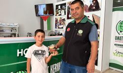 Küçük yürekten büyük destek