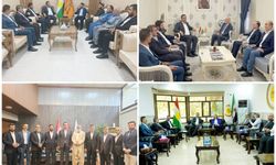 HÜDA PAR heyeti, Kürdistan Bölgesi'nde siyasi partilerle görüştü