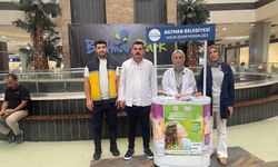 Batman’da Kanserle Savaşa Mor Kurdeleli Destek!