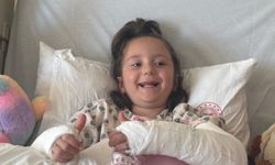 Fransa'da iki kolu kırılan Doğa, Türkiye'de tedavi edildi