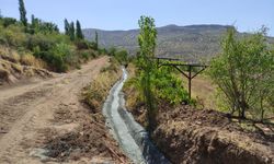 Gönüllü Köyü’ne Beton Sulama Kanalı Yapıldı