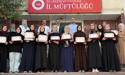 Batman’da 55 Hafız Belgelerine Kavuştu