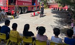 Minikler Yangın Konusunda Bilinçlendiriliyor