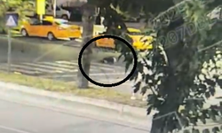 Motosikletle Yayaya Çarpma Anı Kamerada!