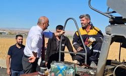 Vali Canalp Saha İncelemelerinde Bulundu