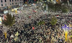 Aksa Tufanı yıl dönümünde on binler Gazze için yürüdü