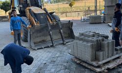 Süveybe Ana Kız Yurdu Bahçesinde Parke Düzenlemesi