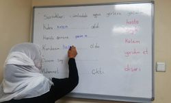 Batmanlı Kadınlara Okuma Yazma Kursu Desteği