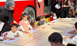 Gezici Kütüphane, Batman 8. Kitap Fuarı’nda Çocuklarla Buluştu