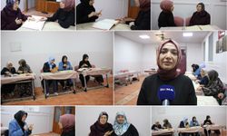 İşitme engelli kadınlar Kur’an öğrenmede engel tanımıyor