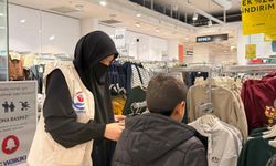 Yetim çocuklara kışlık giyim desteği