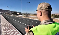 Gercüş’te drone destekli trafik denetimi
