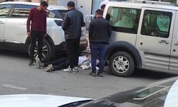 Trafik kazası: Motosiklet sürücüsü yaralandı