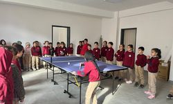 Sason’da Beş Okula Masa Tenisi Malzeme Desteği