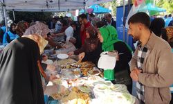 Batman'da Gazze yararına düzenlenen Hayır Çarşısı'na yoğun ilgi