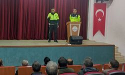 Kozluk’ta Servis Şoförlerine Trafik Eğitimi Verildi