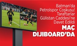 Batman’da Petrolspor Coşkusu! Taraftarlar Gülistan Caddesi’ne Davet Edildi