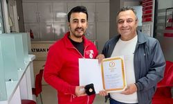 Batmanlı İtfaiyeci, 50. Kan Bağışında Altınla ödüllendirildi