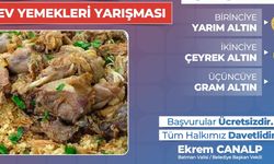 Batman’da Ödüllü Ev Yemekleri Şovu Başlıyor!