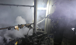 Mobil Mescid'de yangın