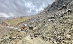 Sason'da Yoğun Yağışın Ardından Kapanan Yollar Açıldı
