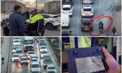 Drone destekli trafik denetimi: 332 sürücüye ceza