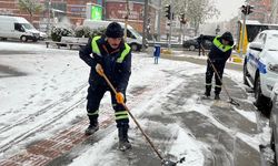 Kar Küreme Ekipleri İşbaşında