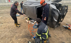 Batman'da otomobil takla attı: 2 yaralı