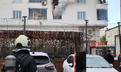 7 Katlı Binadan İtfaiye merdiveniyle kurtarıldılar