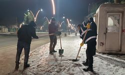 Batman’da Kar ve Buzlanmaya Karşı Gece Seferberliği