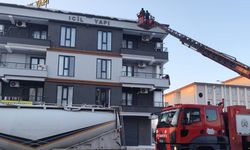 Buz sarkıtlarına itfaiyeden müdahale