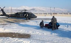 Kırkat Köyü’nde 92 Yaşındaki Vatandaş Helikopterle Kurtarıldı