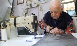 81 yaşındaki terzi mesleğinin sırrını anlattı