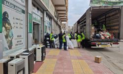 Batman'dan Suriye'ye 1 tır insani yardım gönderdi