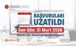 Ulusal Staj Programı Başvurularında Son Fırsat!