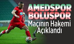 Amedspor-Boluspor Maçının Hakemi Açıklandı